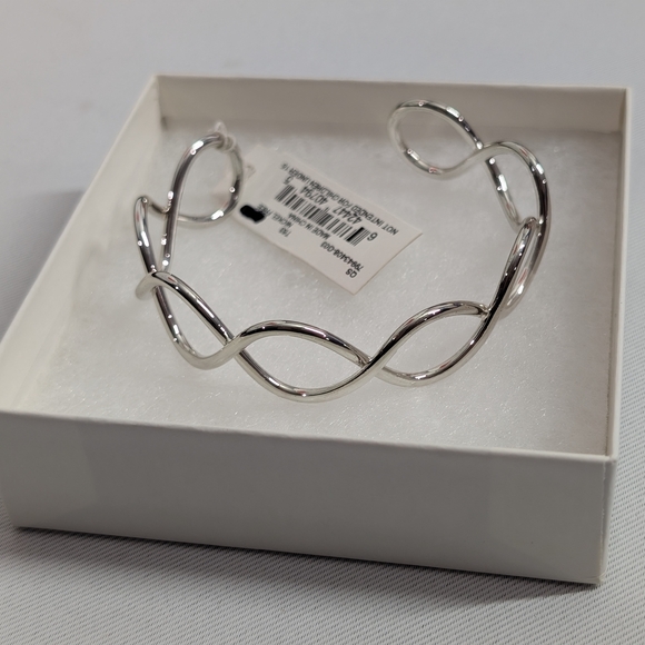 Silver Twist Bracelet by Nine West - Picture 4 of 4